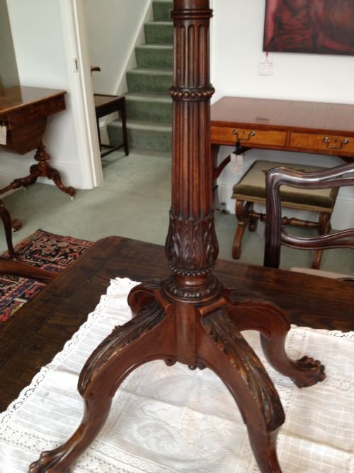 TOP QUALITY CHIPPENDALE STYLE MAHOGANY PIE CRUST OCCASIONALTABLE View IV