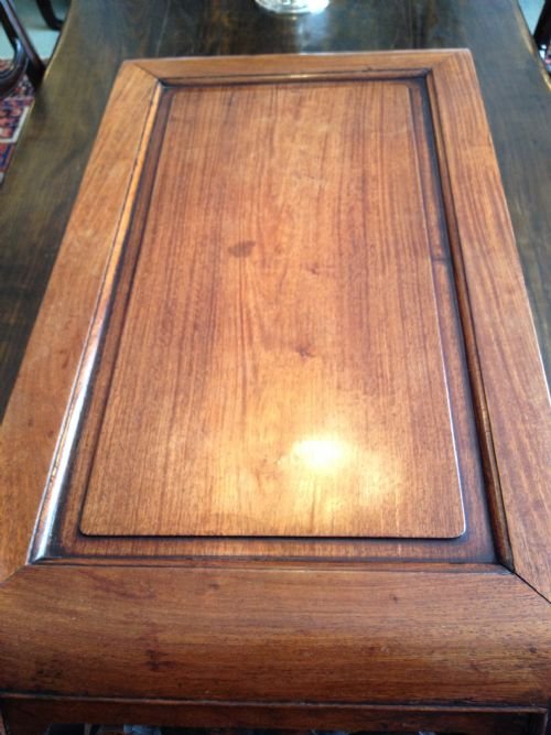 CHINESE PADOUK SCROLL END OPIUM/COFFEE TABLE View IV