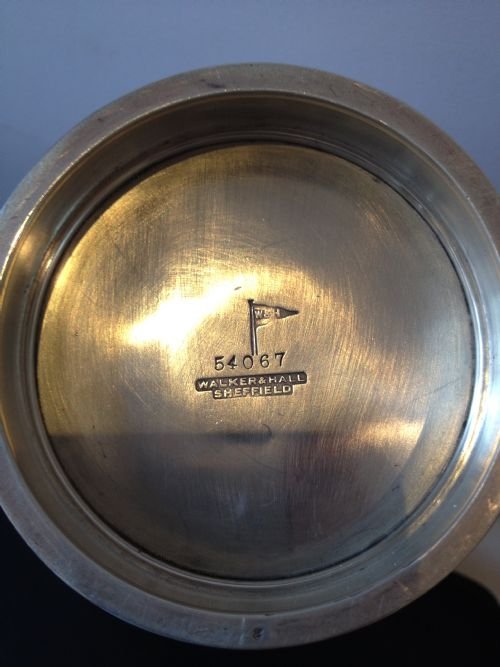 FABULOUS SOLID SILVER ART -DECO COCKTAIL SHAKER View V