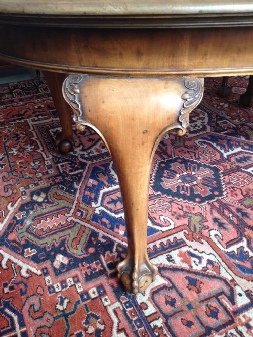 fig 1. SUPER HEAVY QUALITY MAHOGANY EXTENDING TABLE