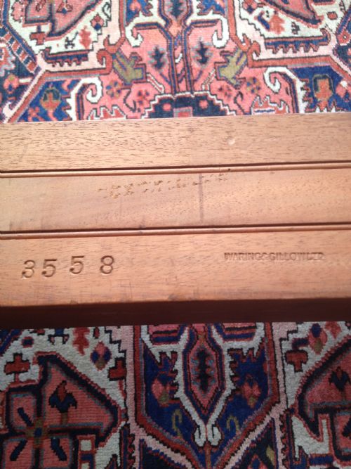 SUPER HEAVY QUALITY MAHOGANY EXTENDING TABLE 