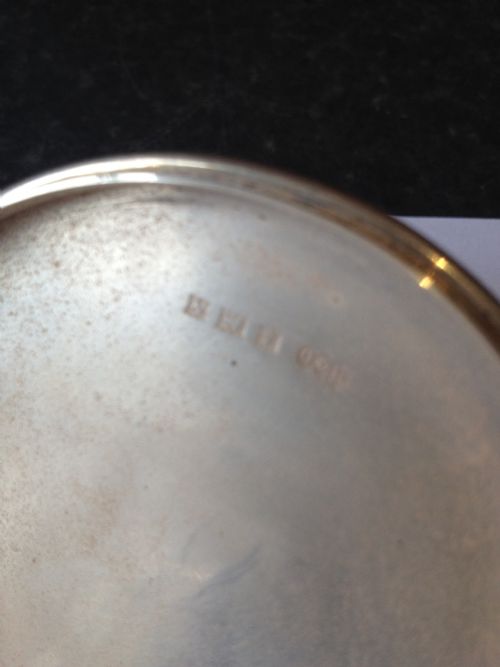 SILVER COMPACT WITH GUILLOCHE ENAMELLED HORSE View V
