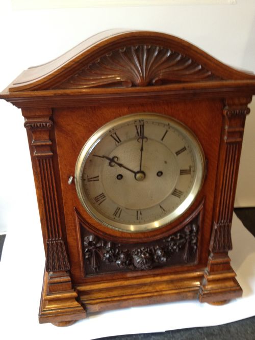 fig 1. MAGNIFICENT TWIN FUSEE BRACKET CLOCK WEBSTER LONDON