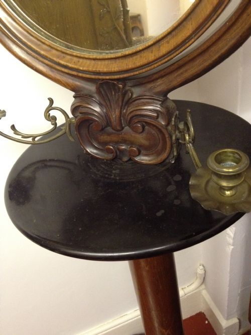 SUPER QUALITY MAHOGANY SHAVING STAND View III
