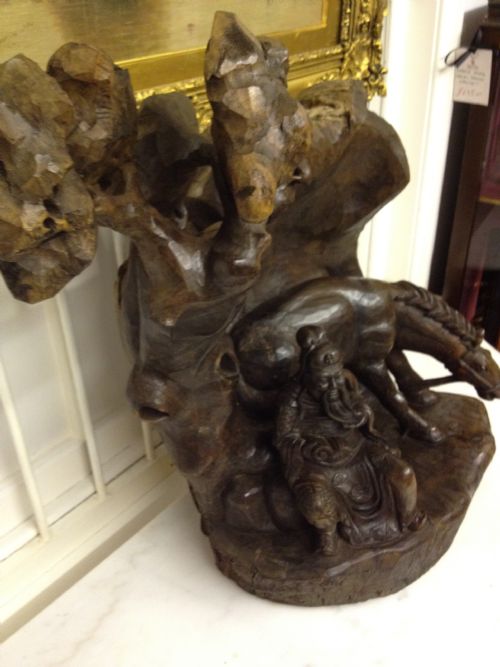 Large Chinese Rootwood Carving