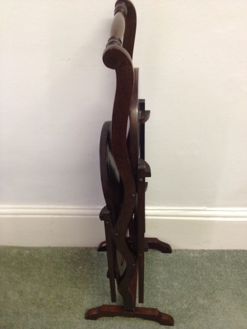 fig 1. EDWARDIAN MAHOGANY INLAID DOUBLE CAKE STAND