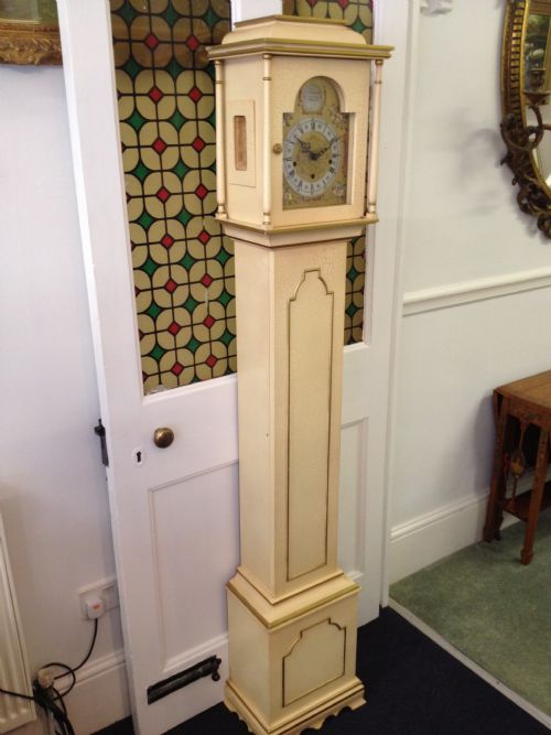 Unusual 1920'S Painted Grandmother Clock