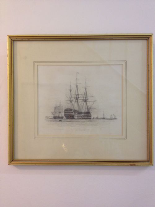 Victory Engraving 1828 Edward William Cooke Ra 1811-1880