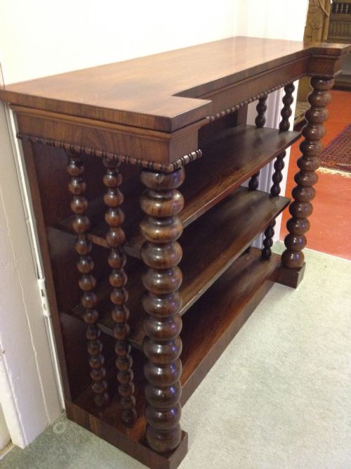 1/2 Price !! Small William IV Rosewood Floor Standing Bookcase