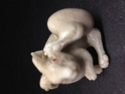 LOVELY QUALITY JAPANESE IVORY NETSUKE HARE MEIJI PERIOD 1868-1912 View IV