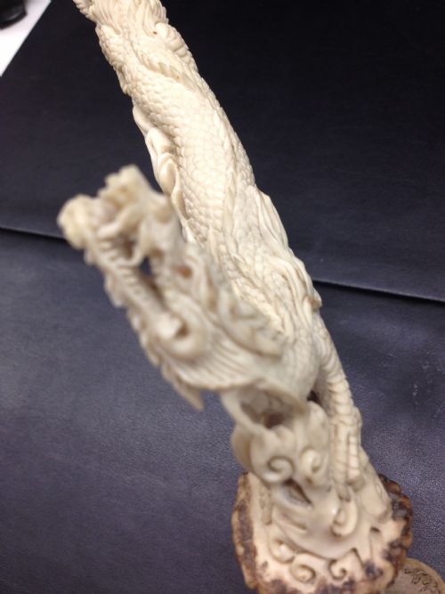 SUPERB QUALITY CHINESE CANTONESE CARVED ANTLERS View IV