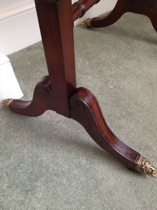 fig 2. REGENCY MAHOGANY CHEVAL MIRROR