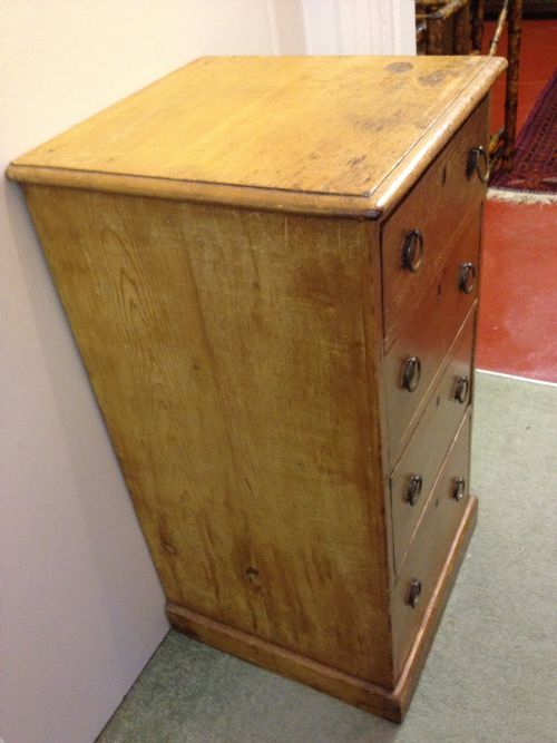 fig 1. HEAL AND SONS LONDON VICTORIAN PINE CHEST