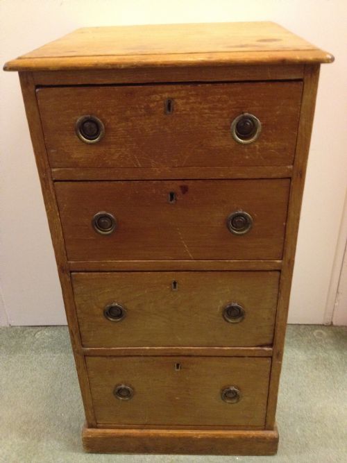 Heal and Sons London Victorian Pine Chest