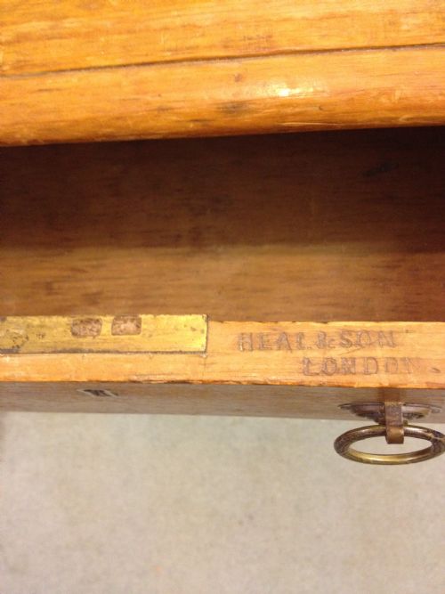 HEAL AND SONS LONDON VICTORIAN PINE CHEST View IV