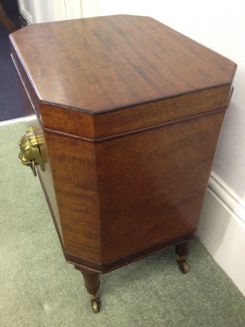 REGENCY MAHOGANY CELLARETTE WINE COOLER View II