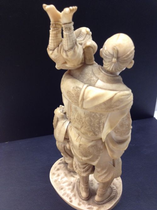 fig 1. STUNNING JAPANESE IVORY OKIMONO MEIJI PERIOD 1868-1912