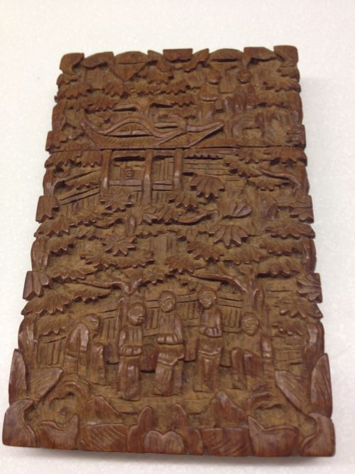 CHINESE CANTONESE SANDLEWOOD CARD CASE View II