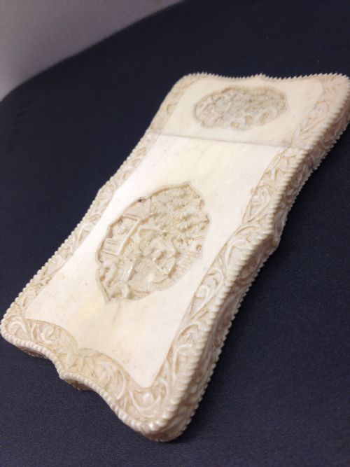 Superb Quality Chinese (Cantonese) Ivory Card Case