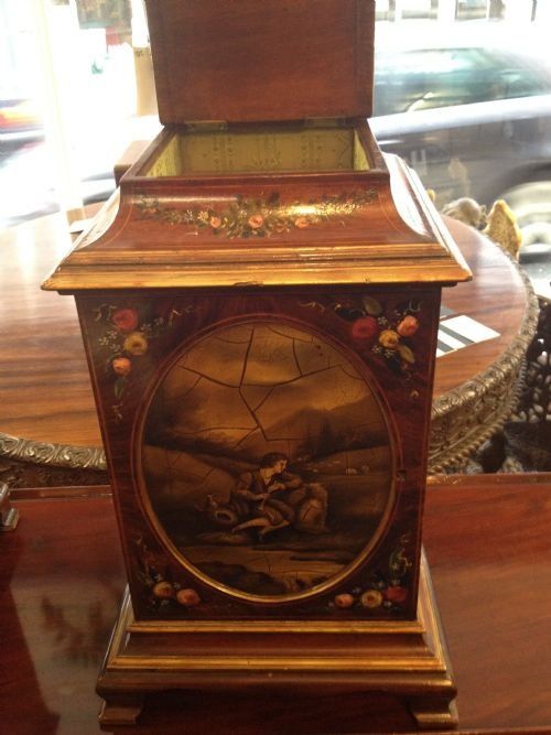 Pair of Sheraton Revival Painted Cabinets View II
