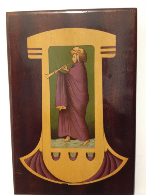 fig 1. LOVELY PAIR OF ARTS AND CRAFTS WOODEN PANELS