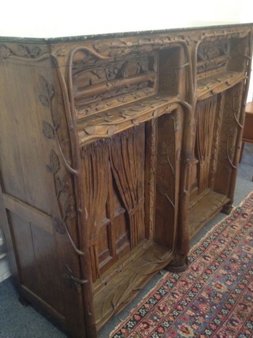 £4000 Off !!Important European Art Nouveau Cabinet ( Manner of Antonio Gaudi )