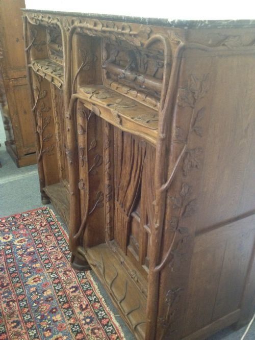 fig 1. £4000 OFF !!IMPORTANT EUROPEAN ART NOUVEAU CABINET ( MANNER OF ANTONIO GAUDI )