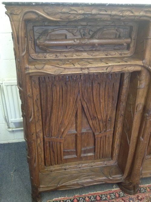 £4000 OFF !!IMPORTANT EUROPEAN ART NOUVEAU CABINET ( MANNER OF ANTONIO GAUDI ) View III