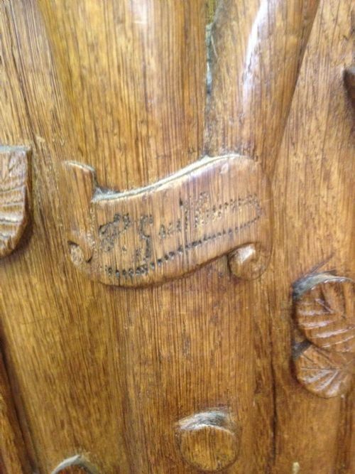 £4000 OFF !!IMPORTANT EUROPEAN ART NOUVEAU CABINET ( MANNER OF ANTONIO GAUDI ) View V