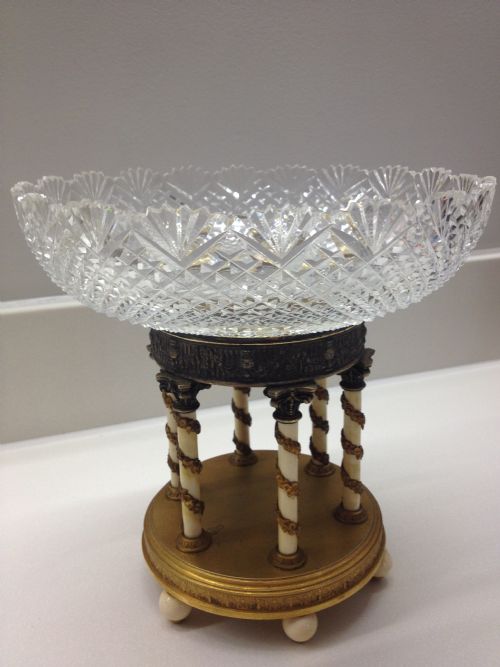 Magnificent Gilded Ivory Table Centre/comport (Henry Wilkinson and Co )