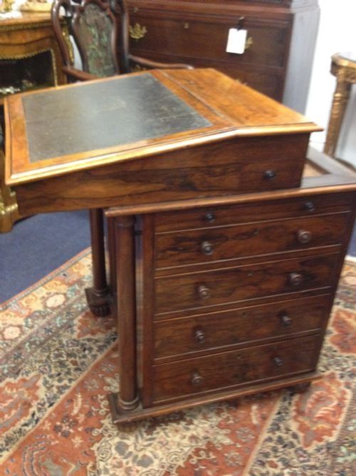 1/2 Price !! Gillows Model Regency Rosewood Davenport