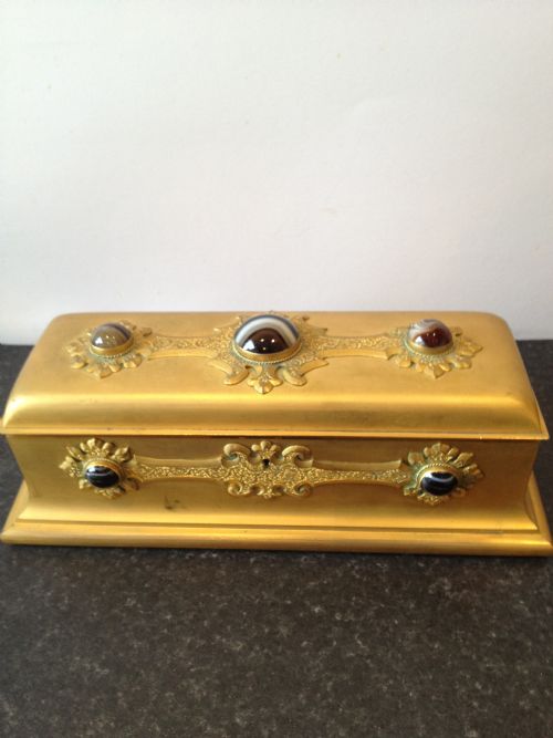 Super Quality Gilded Ormolu Glove Box