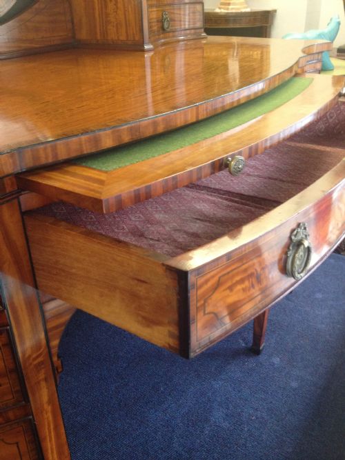 fig 3. FINEST QUALITY MAPLE & CO SATINWOOD DRESSING TABLE
