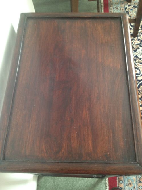 fig 2. CHINESE HARDWOOD PADOUK QUARTETTO NEST OF TABLES