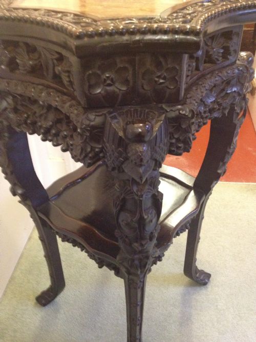 SUPERB QUALITY CHINESE HARDWOOD PADOUK STAND View III