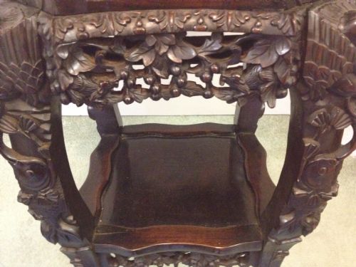 SUPERB QUALITY CHINESE HARDWOOD PADOUK STAND View IV