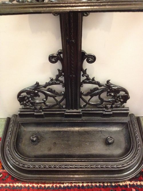 fig 1. SUPERB VICTORIAN CAST IRON STICK STAND