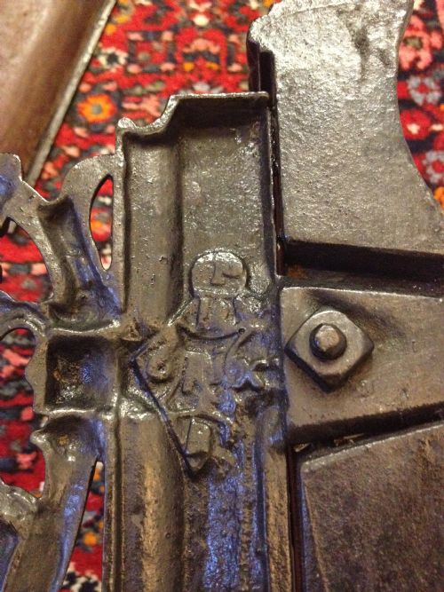 SUPERB VICTORIAN CAST IRON STICK STAND View V