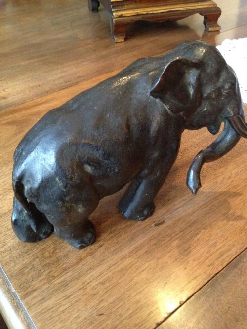 fig 1. JAPANESE BRONZE ELEPHANT MEIJI 1868-1912