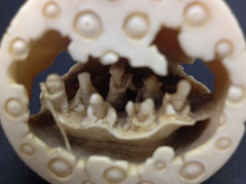 SUPER QUALITY JAPANESE IVORY OKIMONO MEIJI PERIOD 1868-1912 View VI