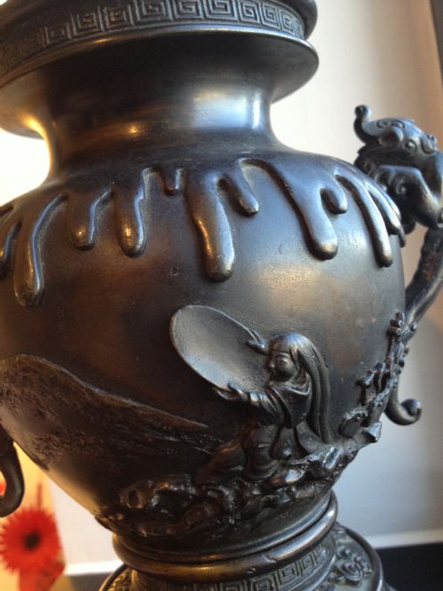 SUPERB QUALITY JAPANESE BRONZE KORO MEIJI PERIOD 1868-1912 View V