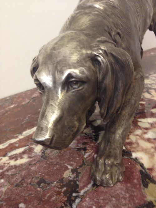 HUGE W.M.F TYPE OF RED SETTER DOG BEEHIVE MARK ? View V
