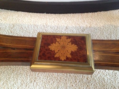 SUPERB AMBOYNA & MARQUETRY INLAID BONHEUR DU JOUR-WRITING DESK  View XII