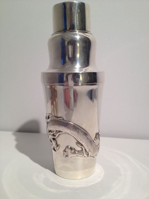 FANTASTIC CHINESE SILVER DRINKS SET BY WAN HING View IV