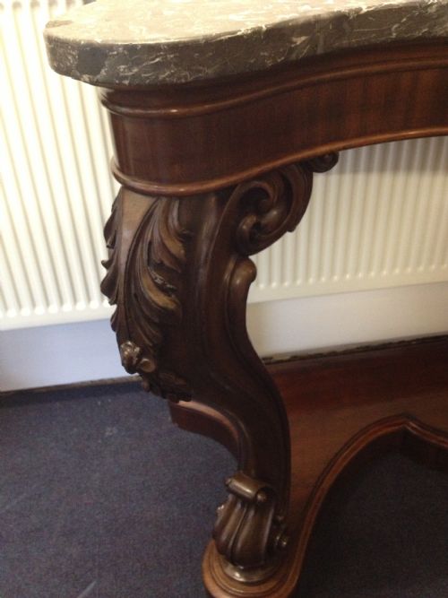 SUPER QUALITY VICTORIAN MAHOGANY CONSUL TABLE View IX