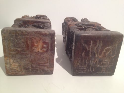 LARGE PAIR OF 19TH CENTURY CHINESE STONE SEALS View XII