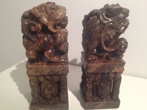 LARGE PAIR OF 19TH CENTURY CHINESE STONE SEALS View V