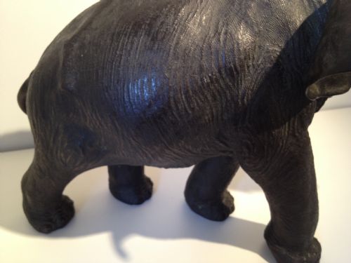 HUGE JAPANESE BRONZE ELEPHANT SIGNED MEIJI PERIOD 1868-1912 View VI