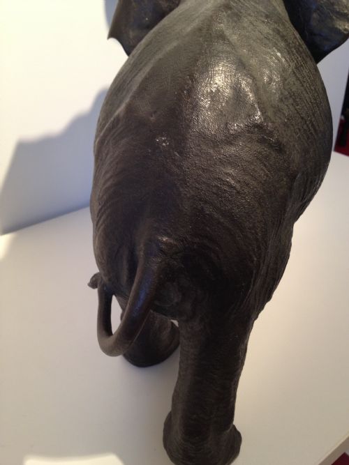 HUGE JAPANESE BRONZE ELEPHANT SIGNED MEIJI PERIOD 1868-1912 View VII