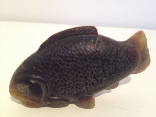 Very Rare Japanese Buffalo Horn Netsuke Manner of "Kano Tessai"